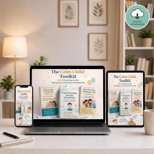"From Words to Habits: The Complete System to Help Your Worried Child Feel Calm & Confident"
